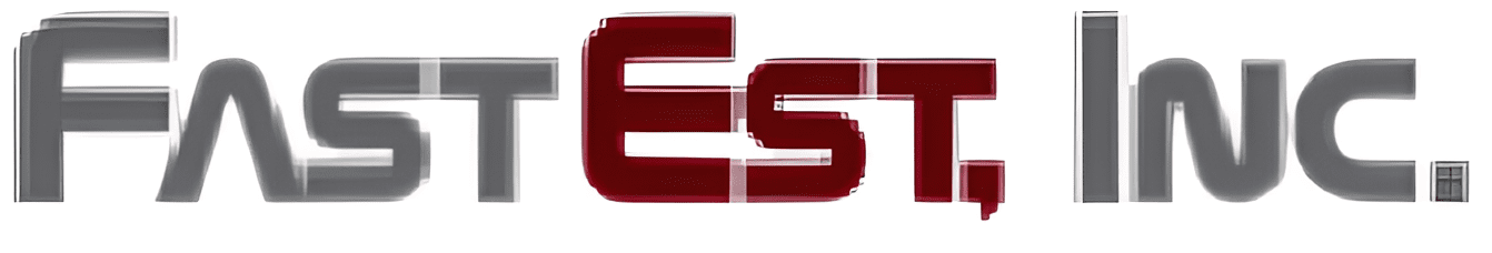 Company logo featuring red and gray letters