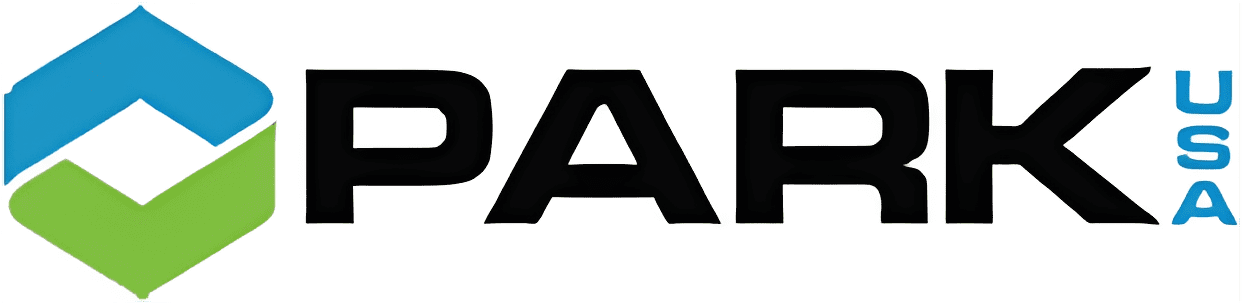 Park USA logo with geometric design