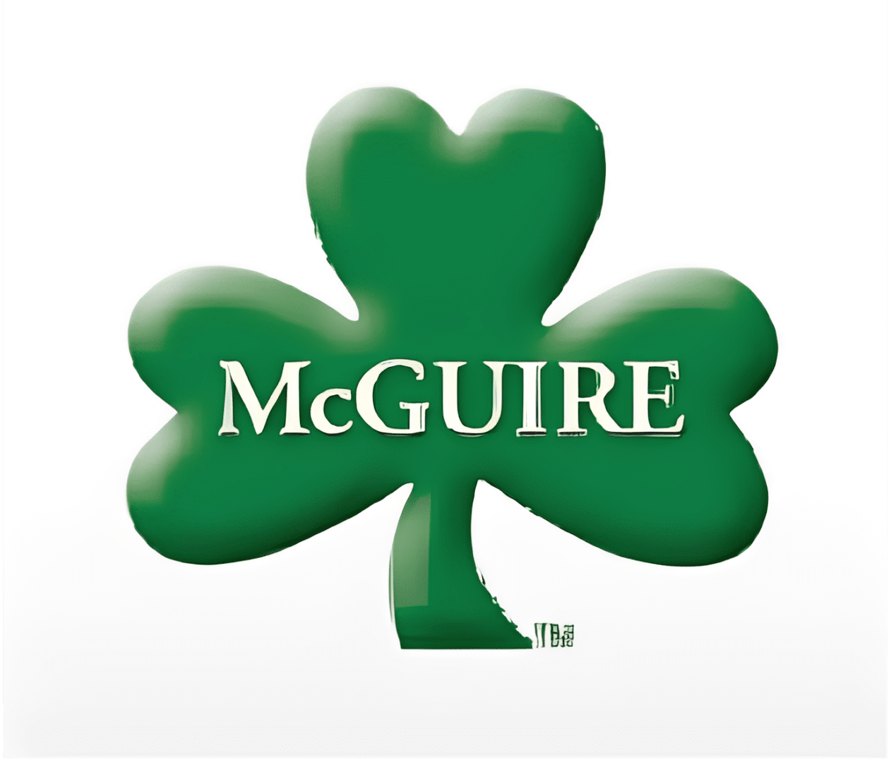 Shamrock logo featuring "McGuire